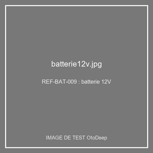 Batterie 12V 70Ah